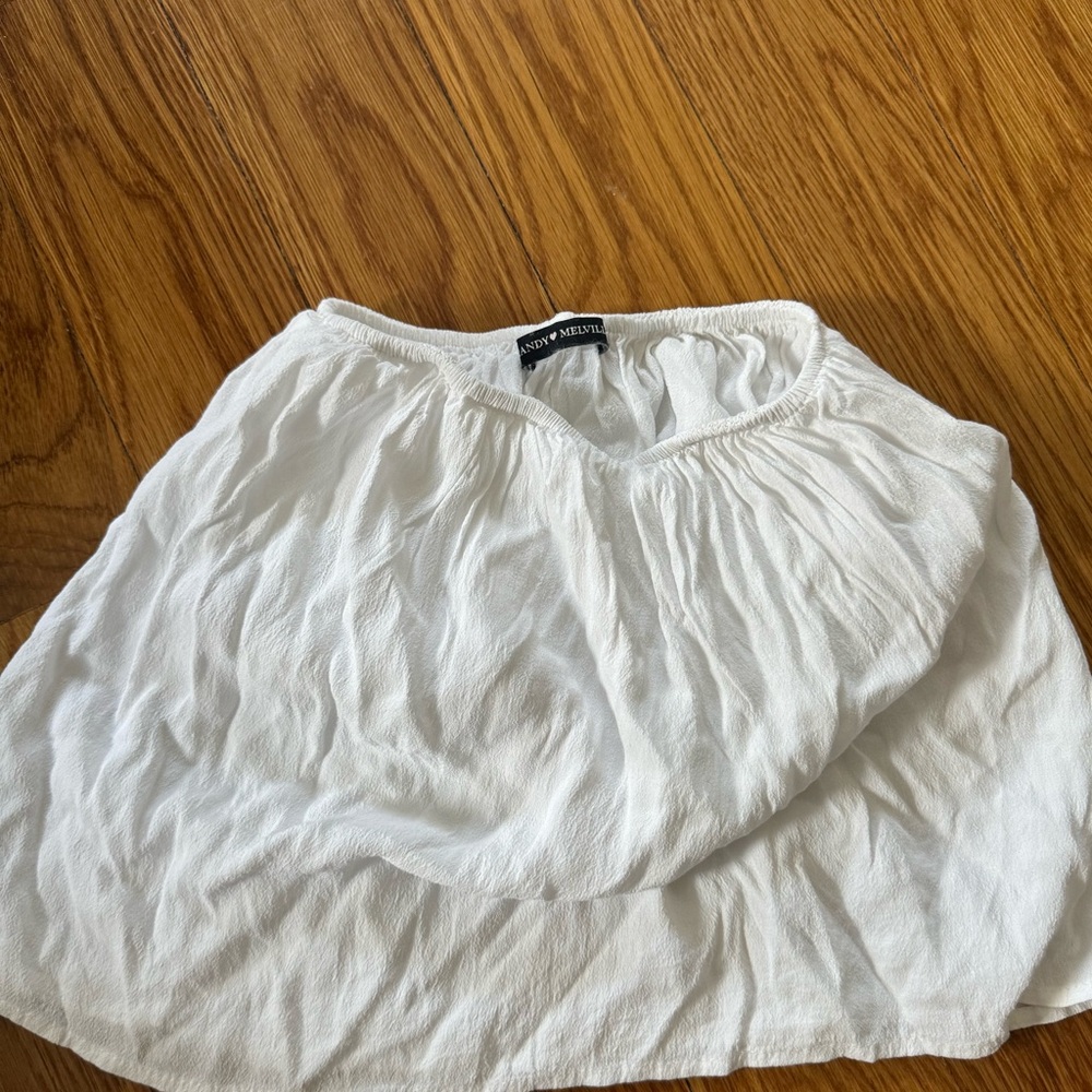 Brandy Melville Loose White Tube Top